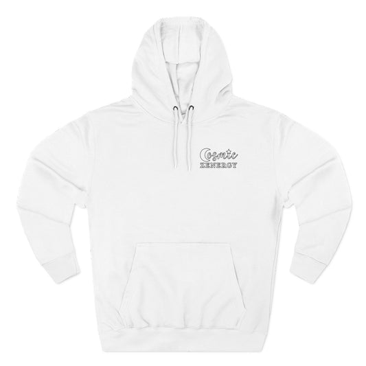 Life Was Meant to Be Celebrated, Not Hated — Three-Panel Fleece Hoodie