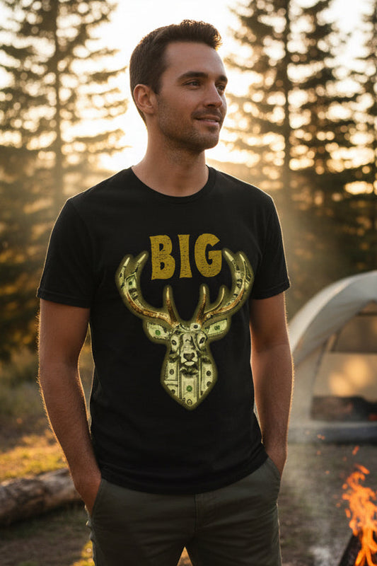 Big Bucks t-shirt back view