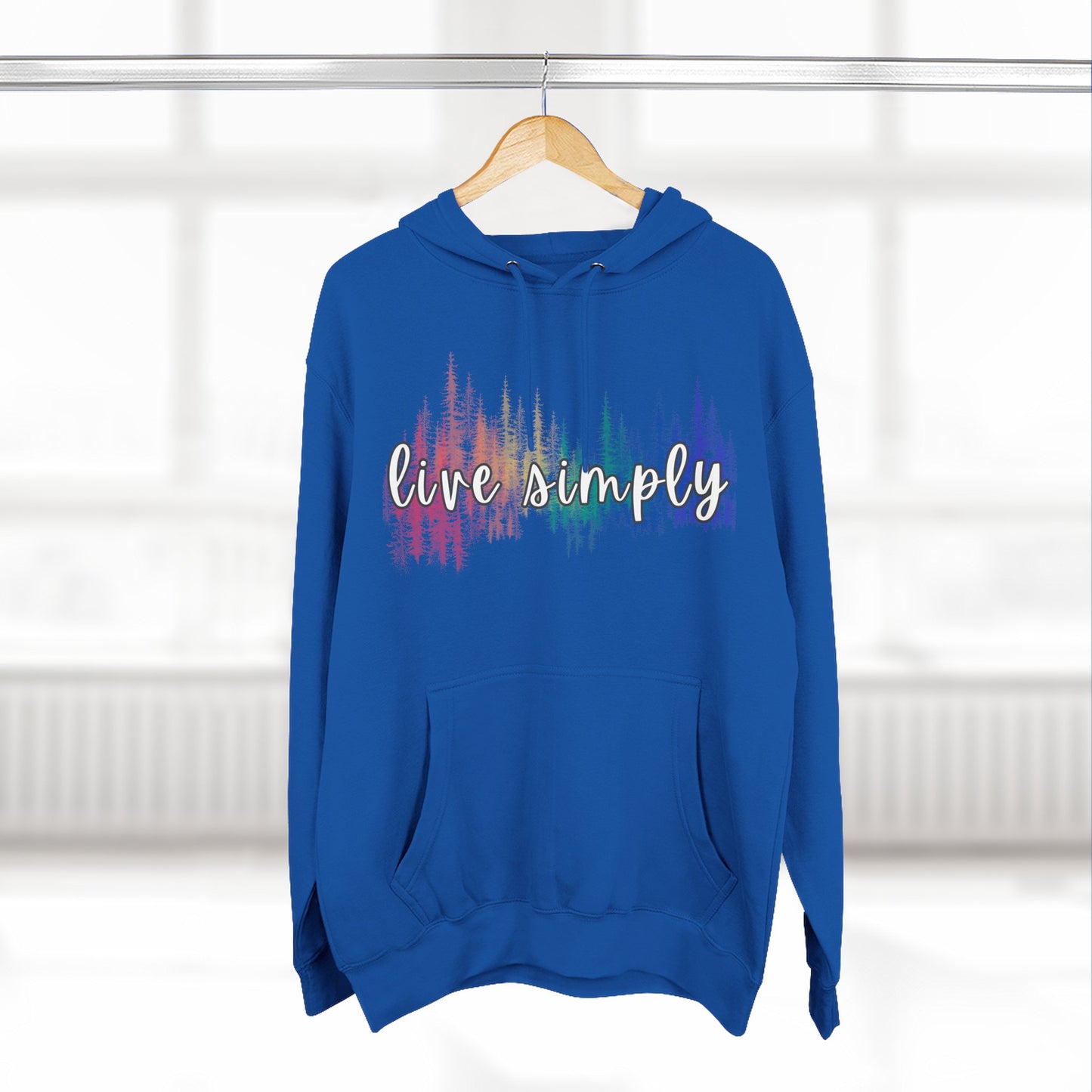 Live Simply Three-Panel Fleece Hoodie