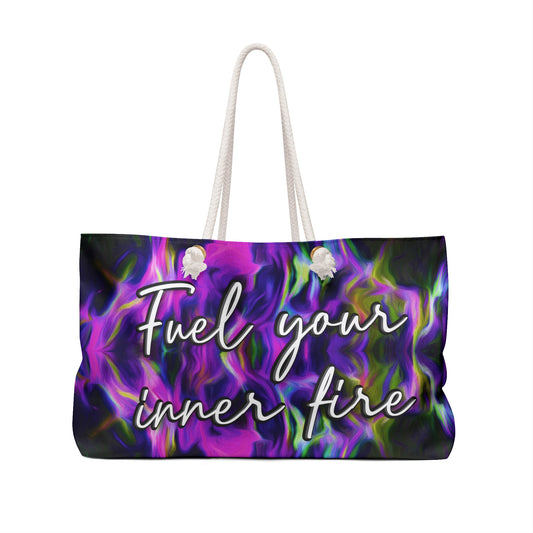 Fuel your inner fire Weekender Bag