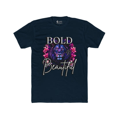Bold N Beautiful Lion Flower Graphic Tee – Empowering Women's T-Shirt