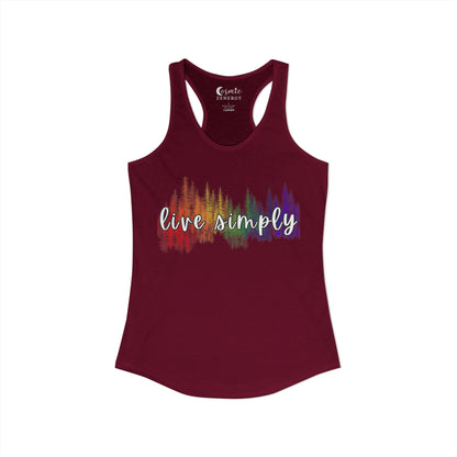 Live Simply Racerback Tank