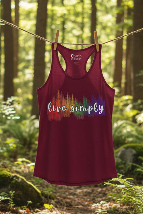Live Simply Racerback Tank