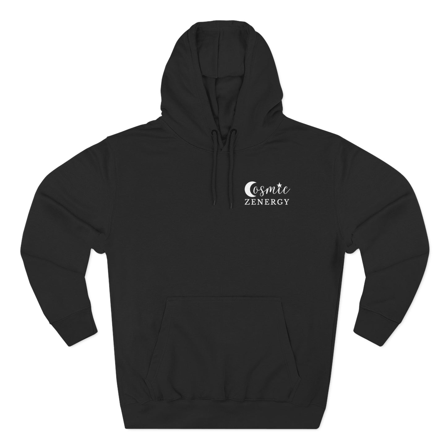 Life Was Meant to Be Celebrated, Not Hated — Three-Panel Fleece Hoodie