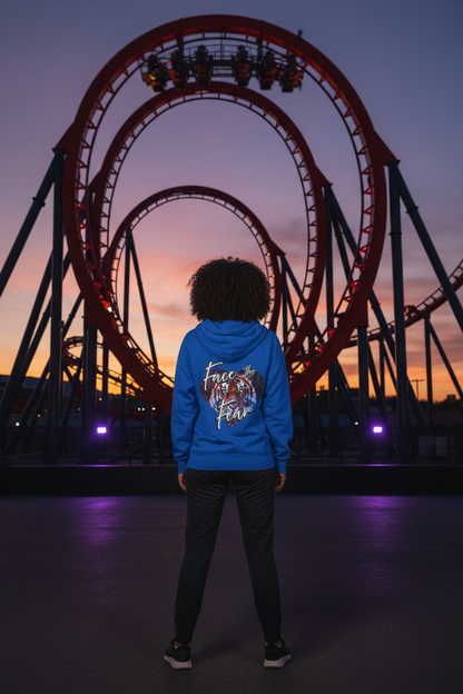 Face the Fear Tiger Heart Three-Panel Fleece Hoodie