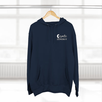 Life Was Meant to Be Celebrated, Not Hated — Three-Panel Fleece Hoodie