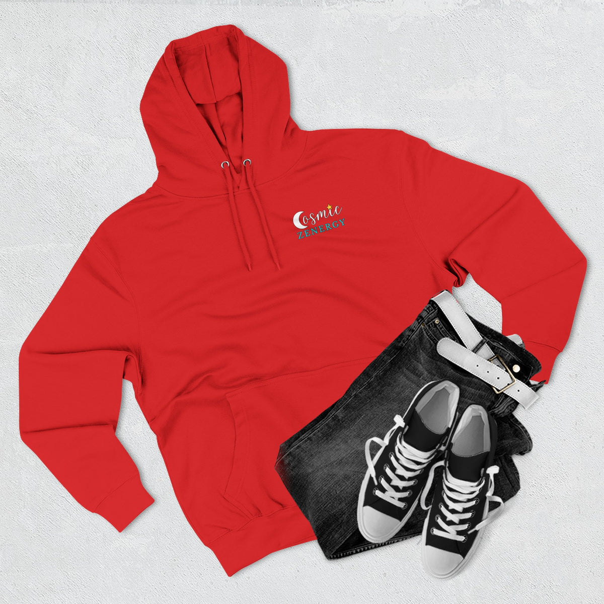 Face the Fear Tiger Heart Three-Panel Fleece Hoodie