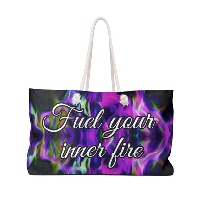 Fuel your inner fire Weekender Bag