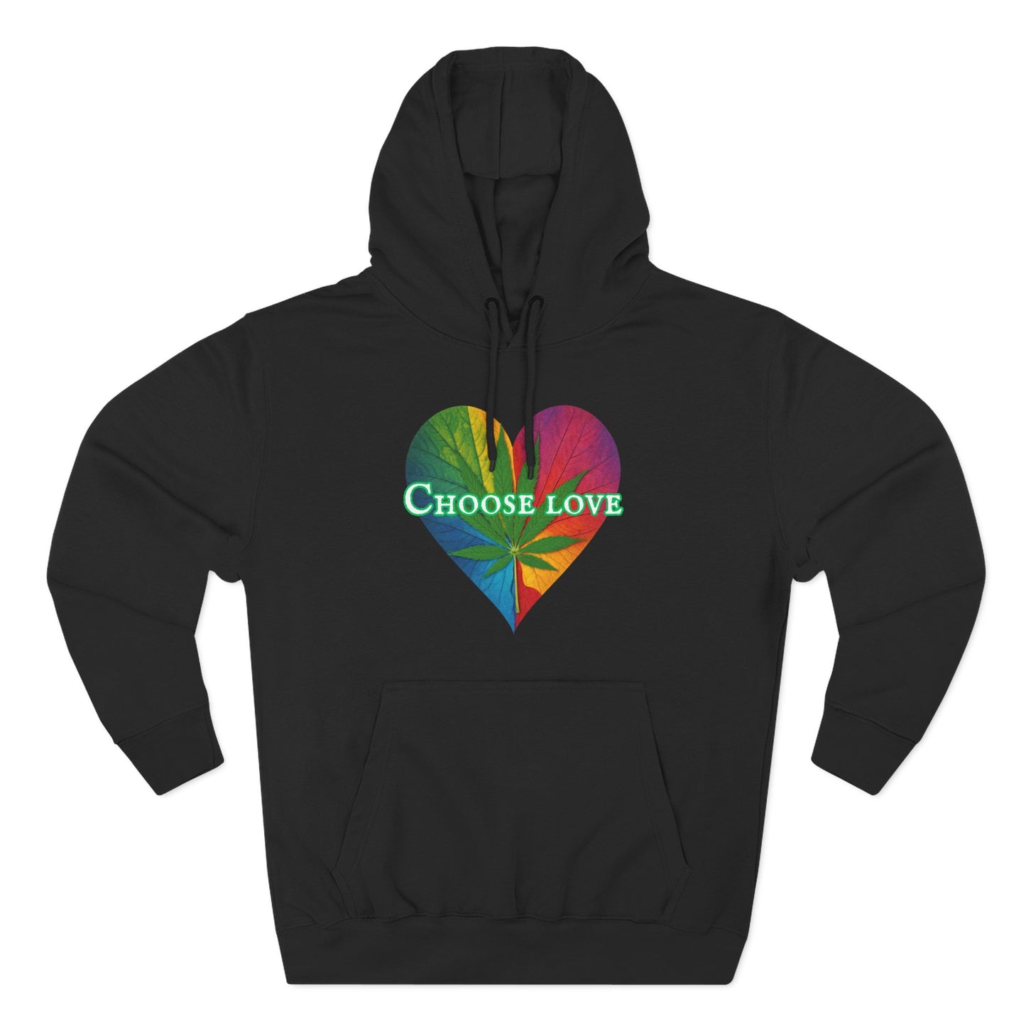 Choose Love Mary Jane Three-Panel Fleece Hoodie