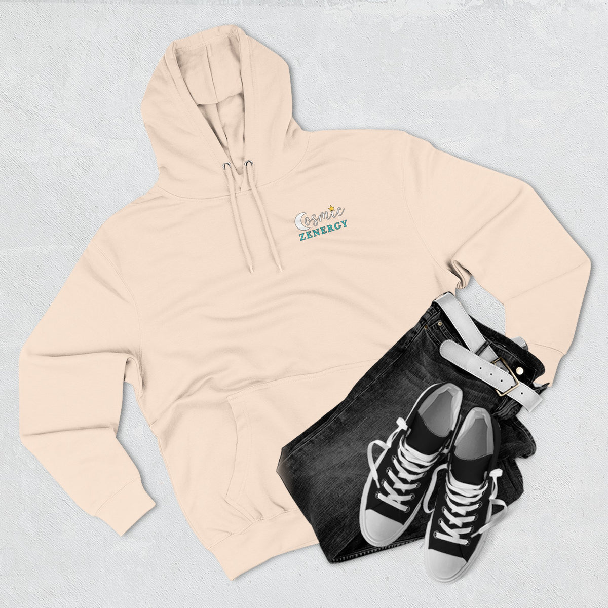Face the Fear Tiger Heart Three-Panel Fleece Hoodie
