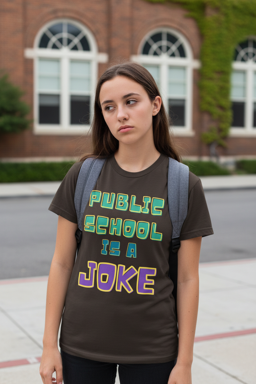 Public School Is A Joke Tee