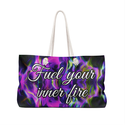 Fuel your inner fire Weekender Bag