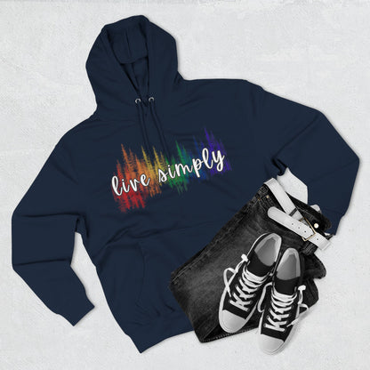 Live Simply Three-Panel Fleece Hoodie