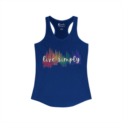 Live Simply Racerback Tank
