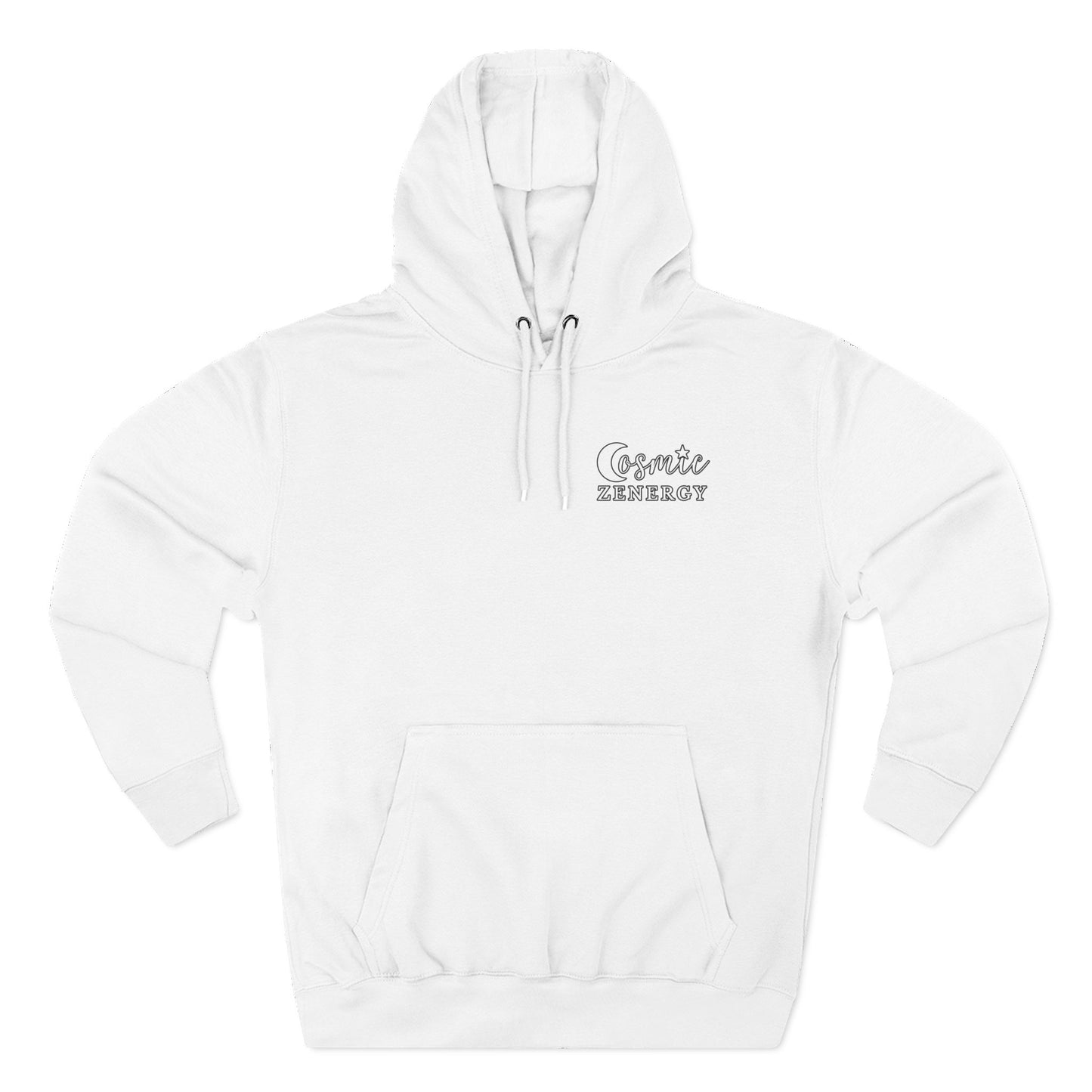 Life Was Meant to Be Celebrated, Not Hated — Three-Panel Fleece Hoodie