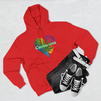 Choose Love Mary Jane Three-Panel Fleece Hoodie