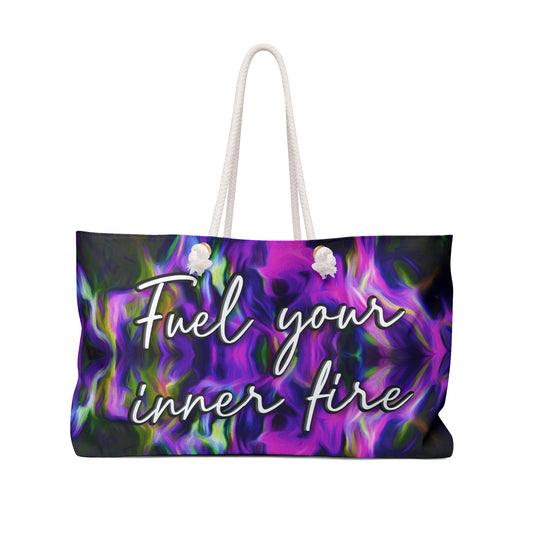 Fuel your inner fire Weekender Bag