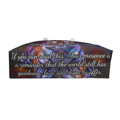 Fear Nothing Tiger Weekender Bag with Secret Hidden Message