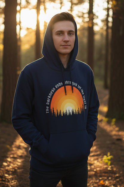 "The Darkness Ends When You Let the Light In" Hoodie