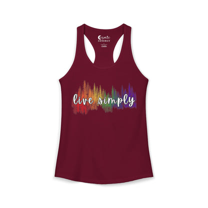 Live Simply Racerback Tank