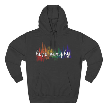Live Simply Three-Panel Fleece Hoodie