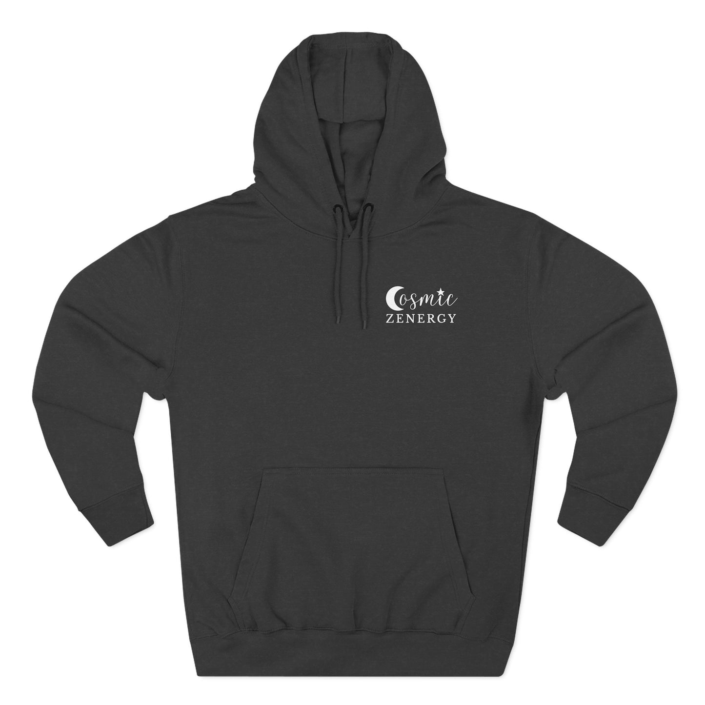 Life Was Meant to Be Celebrated, Not Hated — Three-Panel Fleece Hoodie