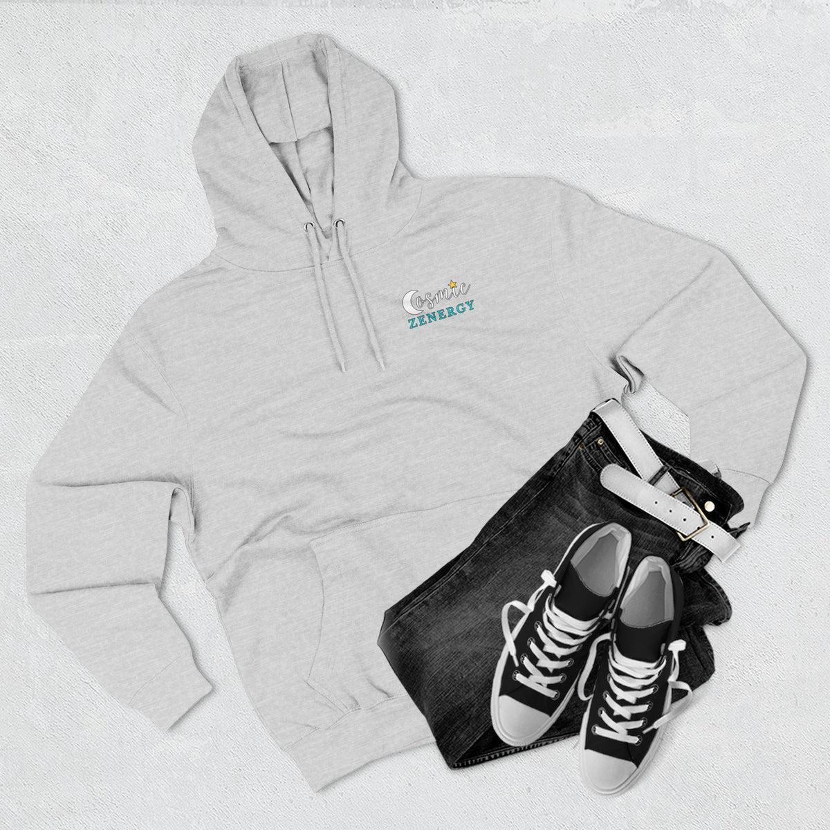 Face the Fear Tiger Heart Three-Panel Fleece Hoodie