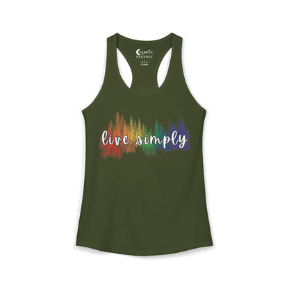 Live Simply Racerback Tank
