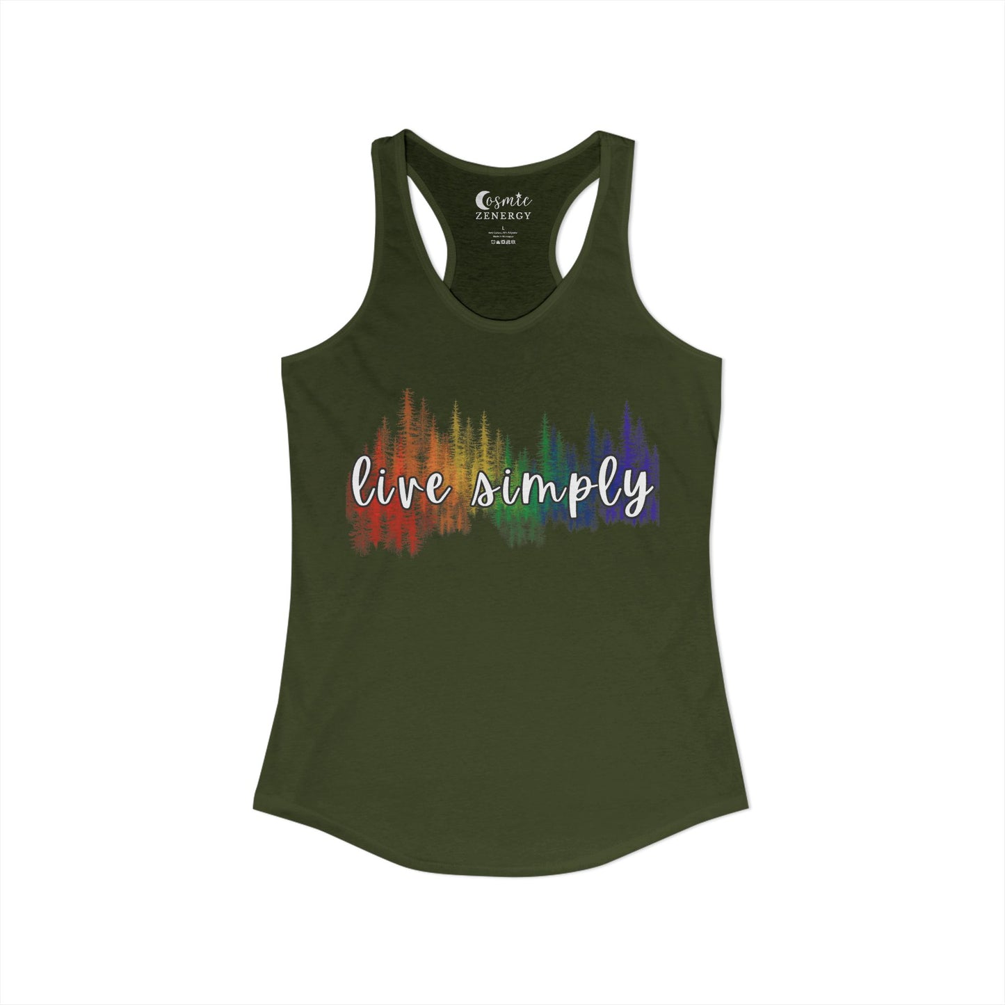 Live Simply Racerback Tank