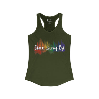 Live Simply Racerback Tank