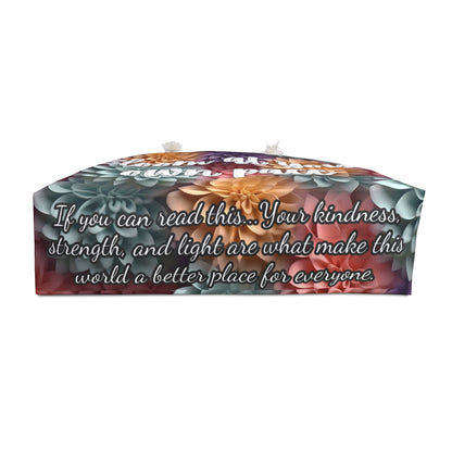 Bloom at your own pace Weekender Bag with Secret Hidden Message