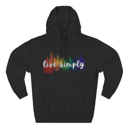 Live Simply Three-Panel Fleece Hoodie