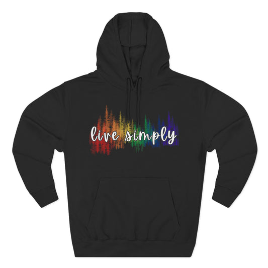Live Simply Three-Panel Fleece Hoodie