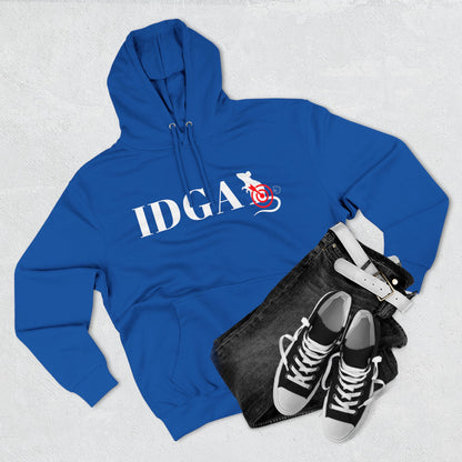 I Don't Give a Rat's Ass Three-Panel Fleece Hoodie – Sarcastic Statement Hoodie