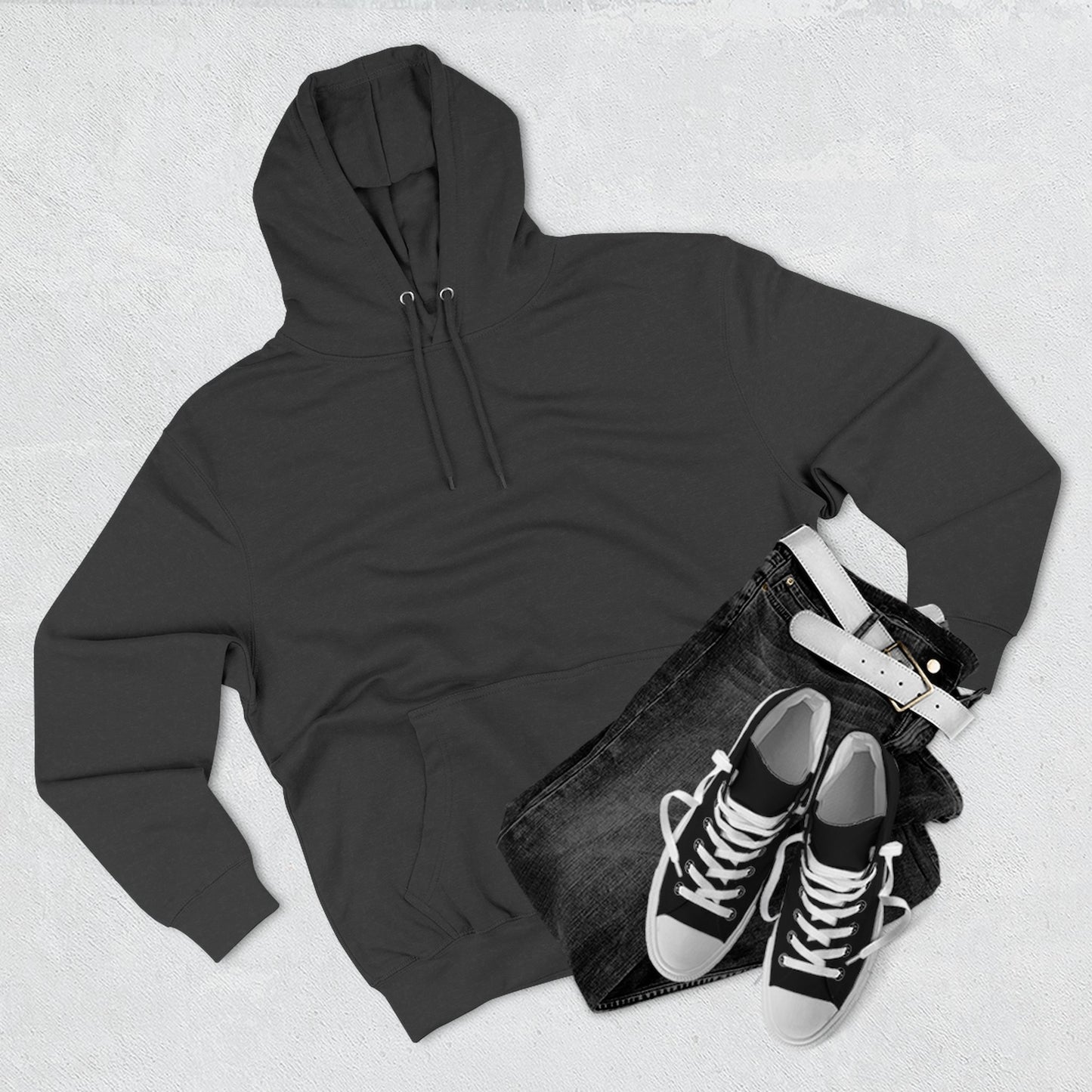 pink Big bucks Three-Panel Fleece Hoodie