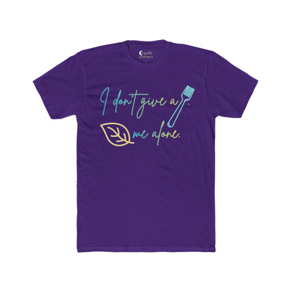 I Don't Give a Fork, Leaf Me Alone Funny Sarcastic Graphic Tee