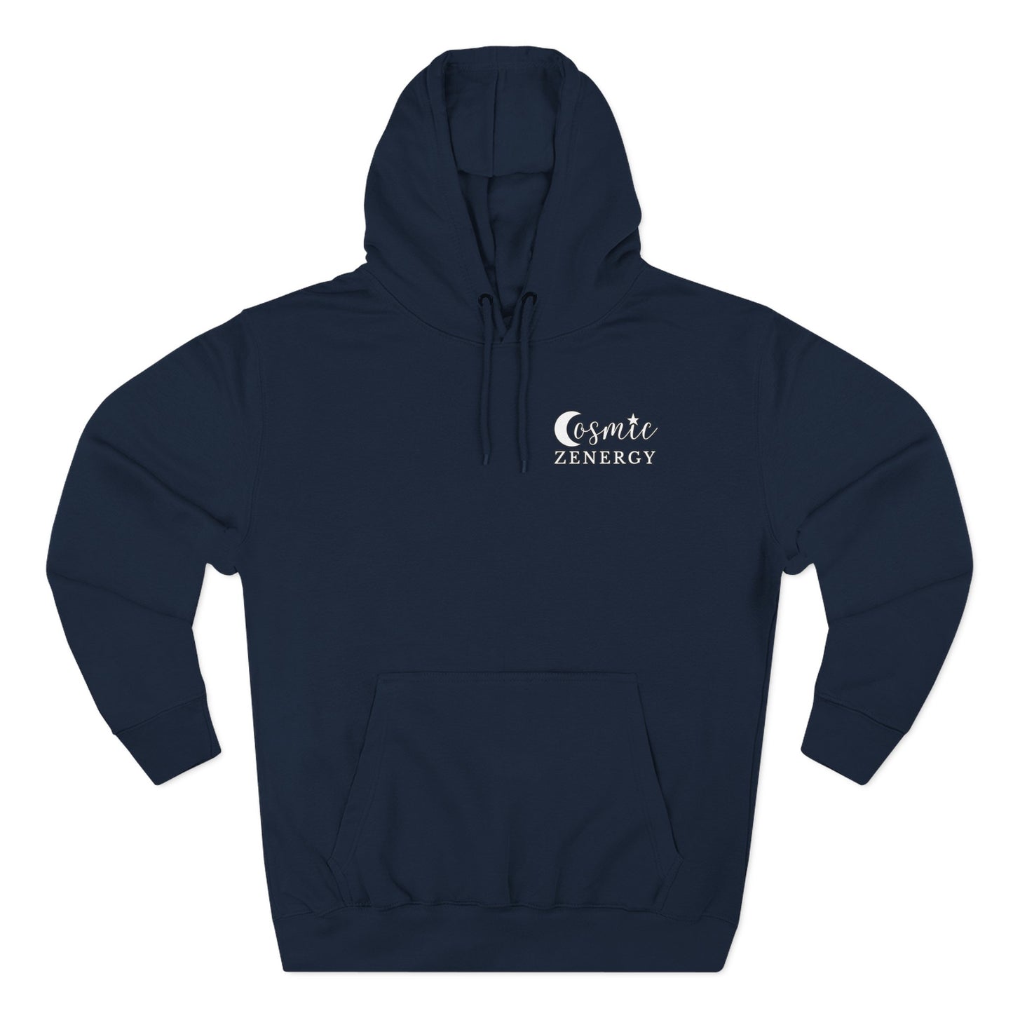 Life Was Meant to Be Celebrated, Not Hated — Three-Panel Fleece Hoodie