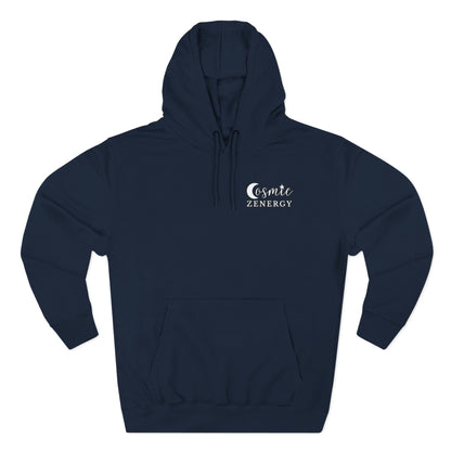 Life Was Meant to Be Celebrated, Not Hated — Three-Panel Fleece Hoodie