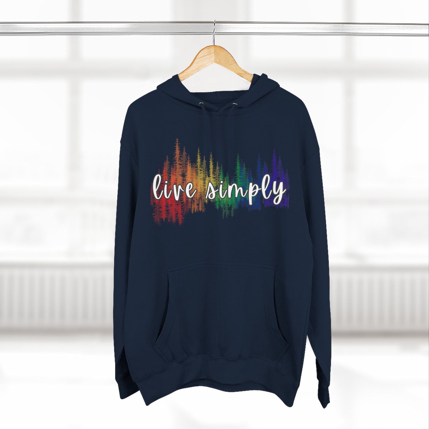 Live Simply Three-Panel Fleece Hoodie
