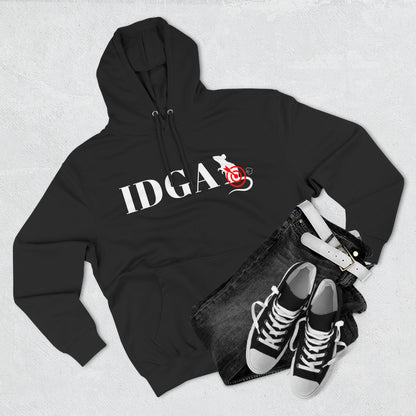 I Don't Give a Rat's Ass Three-Panel Fleece Hoodie – Sarcastic Statement Hoodie