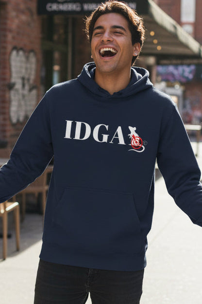 I Don't Give a Rat's Ass Three-Panel Fleece Hoodie – Sarcastic Statement Hoodie