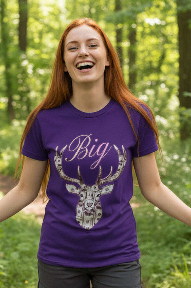 Pink Big Bucks t-shirt back view