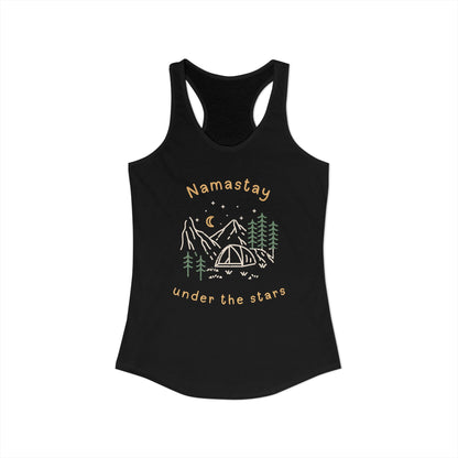 namastay under the stars Women's Ideal Racerback Tank