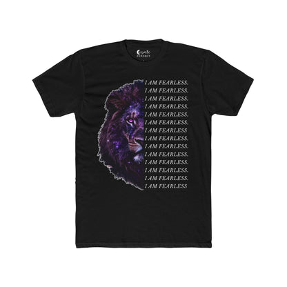 I Am Fearless Lion Head Graphic Tee – Bold Empowerment T-Shirt