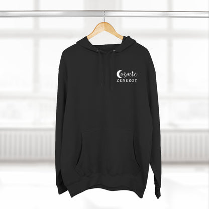 Life Was Meant to Be Celebrated, Not Hated — Three-Panel Fleece Hoodie