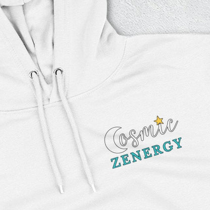 Life Was Meant to Be Celebrated hoodie close-up detail