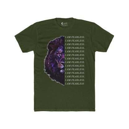 I Am Fearless Lion Head Graphic Tee – Bold Empowerment T-Shirt
