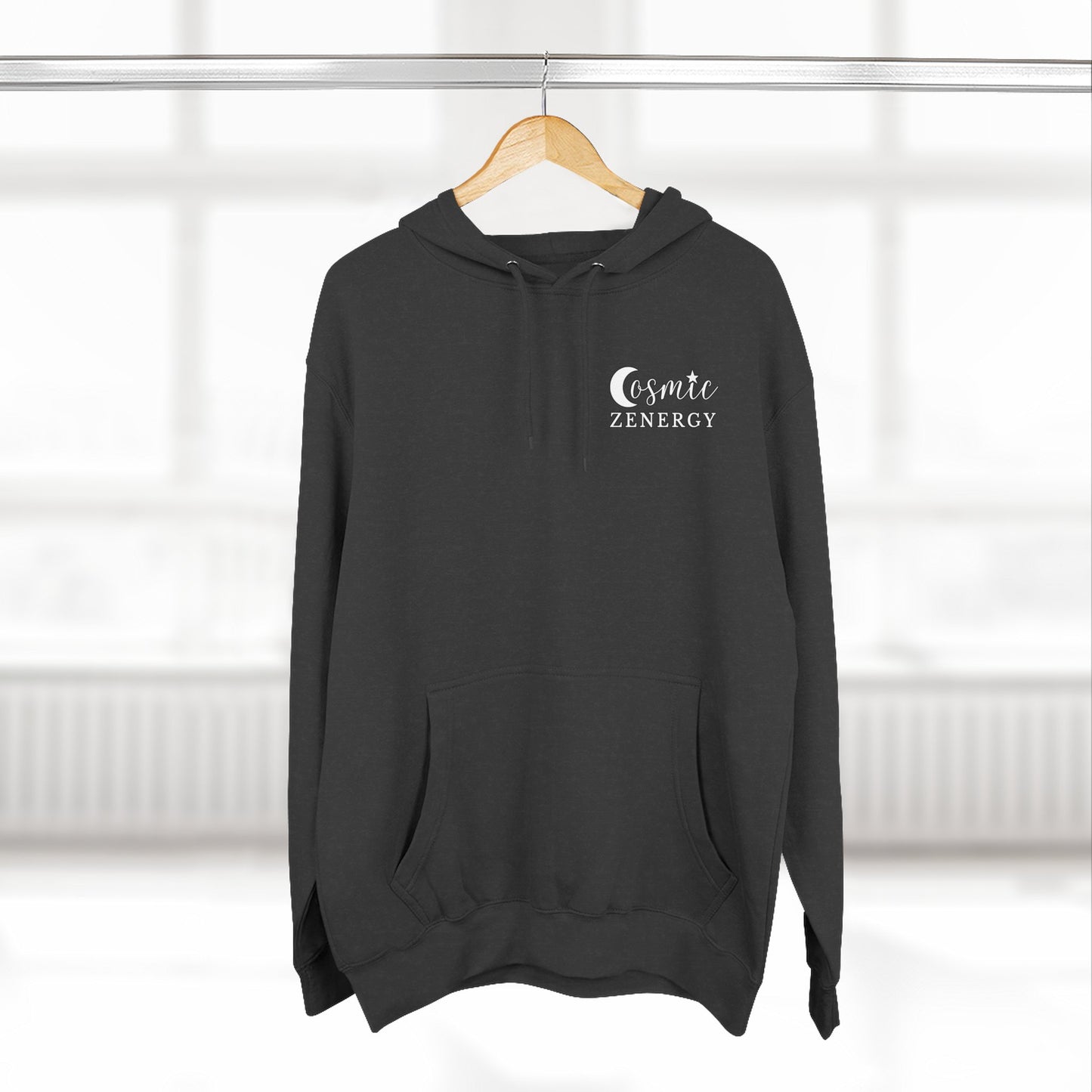 Life Was Meant to Be Celebrated, Not Hated — Three-Panel Fleece Hoodie