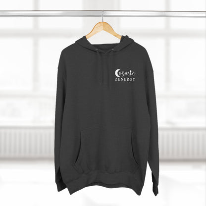 Life Was Meant to Be Celebrated, Not Hated — Three-Panel Fleece Hoodie