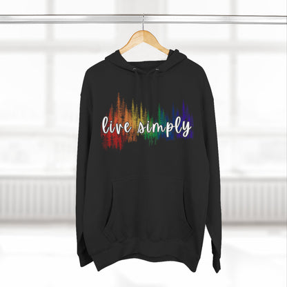 Live Simply Three-Panel Fleece Hoodie